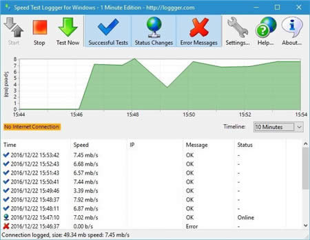 ��Windows10��Internet�W�j�ٶȜyԇ��ѹ��߽�B