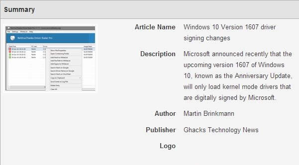 Win10 Redstone 1607 �پW���d��ַ