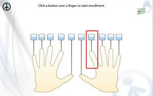 將手指對應(yīng)按上去