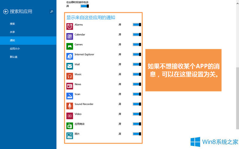 (值班)Win8.1調(diào)整APP通知顯示時間的方法