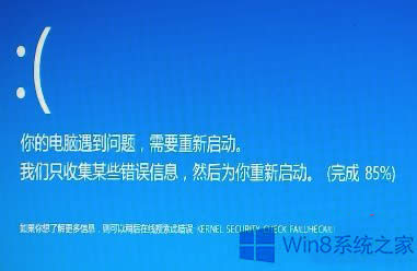 Win8.1�{����ʾKERNEL SESURTY CHECK FAILURE���ޏͷ���