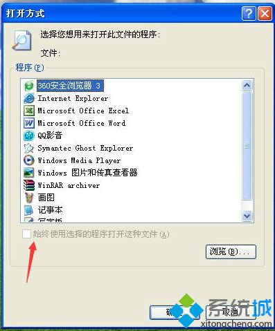 winxp系統(tǒng)打開word時(shí)總彈出“打開此程序方式”怎么解決 winxp系統(tǒng)打開word時(shí)總彈出“打開此程序方式”怎么解決